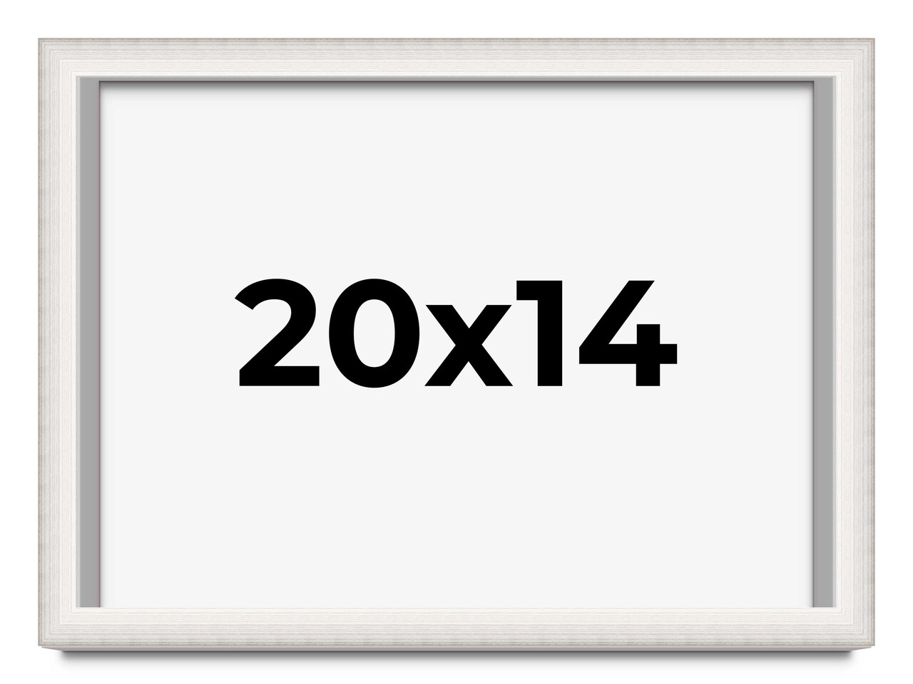 14x20 Shadow Box 1.5" Depth Picture Frame with UV-Resistant Acrylic & Acid Free Backing, Available in 5 Finishes - Black, Brown, Gold, Silver, White